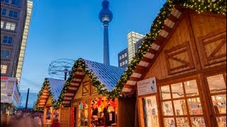 Christmas Market at Alexanderplatz, Berlin, Germany