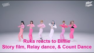 Lore and performance! 🤩 Ruka reacts to Billlie (Bi11lie chapter one, Relay dance, Count Dance)