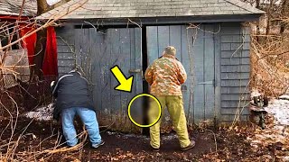 Brothers Open Forgotten Shed - Make Shocking Discovery About Previous Owner!