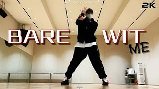 [MIRRORED & ZOOMED]  전정국 JUNGKOOK (BTS) 'Bare Wit Me' (TeyanaTaylor) - DANCE PRACTICE VIDEO (2K)