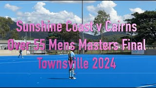 Sunshine Coast v Cairns Over 55 Final. Mens Masters Hockey. Townsville 2024