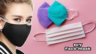 How to make 2 Easy Face Masks / Face mask making From Cloth Bag/ How To Make Mask At Home