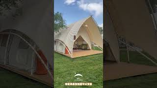 This beautiful and fancy sailboat #safari tent creates a new luxury #camping  experience for you.