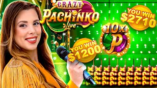 I HIT MY BIGGEST TOP SLOT EVER ON CRAZY PACHINKO!