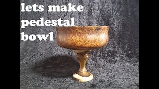 Wood turning - Quick guide to make Pedestal bowl!