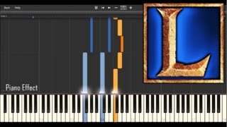 League of Legends Melody (Piano Tutorial Synthesia)