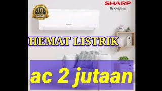 AC Sharp AH-A5UCY lowwatt 2021#sharp 1/2 PK#ac 1/2 PK#ac Sharp lowwat