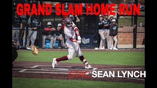 Watch Sean Lynch Hit A Grand Slam For St. Thomas Aquinas College Baseball!