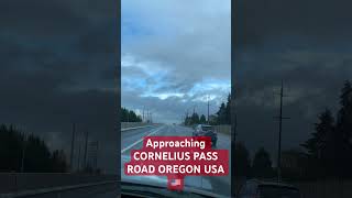 CORNELIUS PASS ROAD OREGON USA Approaching