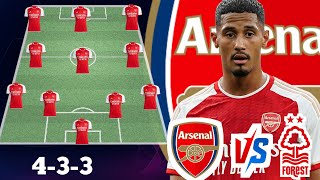 🚨 Arsenal Potential starting line up vs Luton town English Premier League 2023/2024🔥title Race