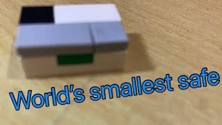 How to make the world’s smallest safe (tutorial) #lego #tutorial #art #legomini #car #safe