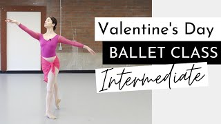 Valentine's Day Ballet Class | Intermediate Level | Strength, Technique, & Lines | Kathryn Morgan