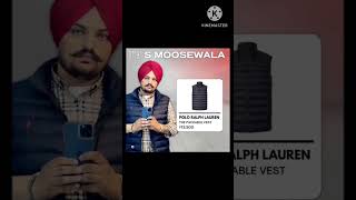 Sidhu moosewala outfit cost|outfit price🔥#shorts #viral #youtubeshorts