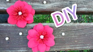 DIY 🌺 beautiful flowers 🌺 craft foamiran #craft #foamiran #handmade #flowers #decoration