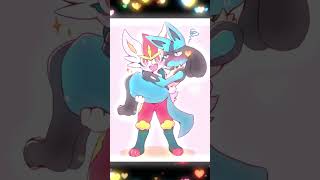 Lucario X Cinderace. Pokemon Ship