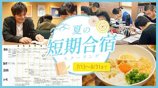 受験の合否はここで決まる！夏のスクーリング（短期合宿）のご紹介