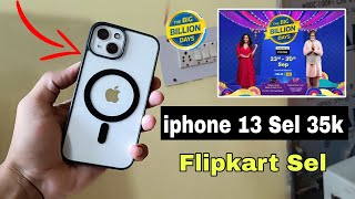 iPhone 13 sale 35k price / Flipkart sale big billion day / Amazon sale price drop iPhone 13,14,15 😮