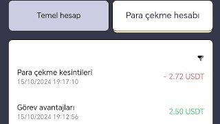 GÜNDƏLİK 2.72 DOLLAR QAZANC.BİRJA HESABINA ÇIXARIŞ #pulqazan #pulqazanma #pulqazanmaq