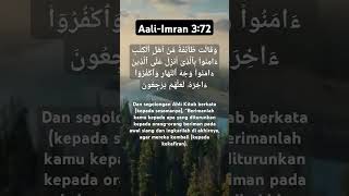 Aali-Imran 3:72