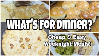 EASY WEEKNIGHT MEALS • What's for Dinner? • BUDGET FRIENDLY DINNERS • Delicious Real Life Meal Ideas