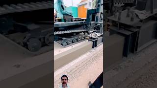 Cement edge Casting process with a modern machine | #shorts