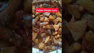 Potato Brinjal Curry || Side dish || #yt #shortsviral #potato #brinjal #curry #shortsvideo #sidedish