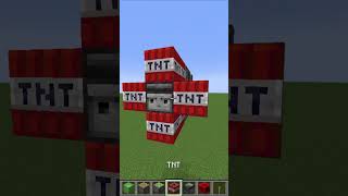 Jak zbudować latający pocisk tnt w minecraft #shorts #tnt