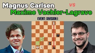 Magnus Carlsen vs. Maxime Vachier-Lagrave at Division I