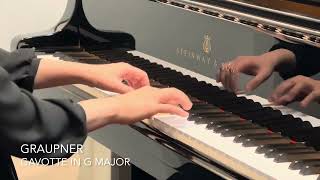 J. C. Graupner - Gavotte in G major　／　グラウプナー：ガヴォット　ト長調