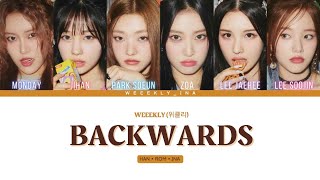 Weeekly(위클리) — Backwards • Lirik Bahasa Indonesia • [Han/Rom/Ina/ColorCoded]