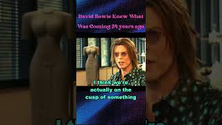 Bowie got this right 25 yrs ago #shorts #celebrity  #predictions