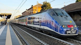 Treno Intercity 612 Lecce - Milano Centrale in livrea "Italia's Got Talent" in partenza da Cesena