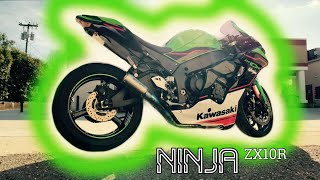 My Friend Let Me Review His Bike! | 2021 Kawasaki Ninja ZX10R | Sound Test At The End!! | SC Project