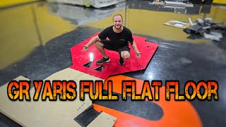 Gr Yaris gets a Flat Floor -  My secrets revealed Part 1