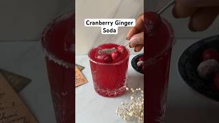 Cranberry Ginger Soda