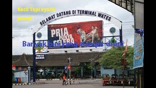 Terminal Wates, Kulon progo Saat Siang Hari