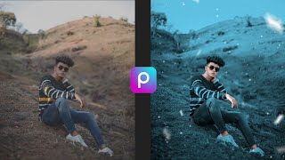 PicsArt blue snow photo editing | picsart new editing tricks | Photo editing