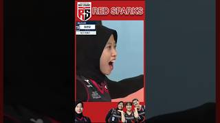 Smash menegangkan Megawati akhiri set ke 2 red Sparks vs Hyundai H  #ligavolikorea #redsparks