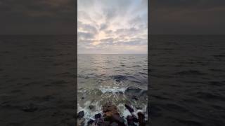 This is a must see! Relaxing sound of wind and sea at sunrise #searelaxation #soothingseasounds