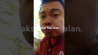 Andy Balala Makan Bakso Tepi Jalan. #shortsvideo