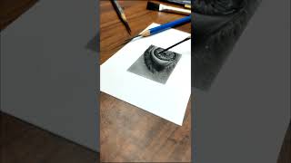 how to draw Hyperrealistic Eye with Charcoal #hyperrealism  #shorts #youtubeshorts