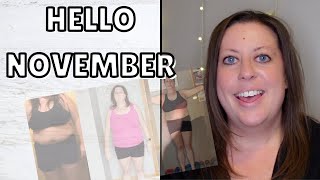 November 2023 Reset | How Much Weight Did I Lose? | October Report Card + November Goals