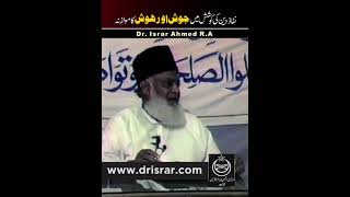 Nifaz-e-Deen Ki Koshish Main Josh Aur Hosh Ka Moazna | Dr. Israr Ahmed R.A