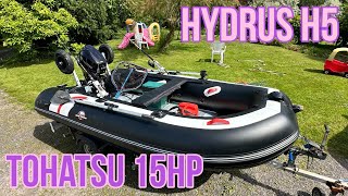 The Ultimate Sib Fishing Setup 1 Year Review! | Hydrus H5 | Tohatsu 15hp | Inflatable Boat Fishing