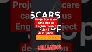 project on scare can't stop us #projects #short #shorts #project #cbse