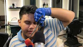 ASMR Realistic Haircut & Shave in a Barbershop