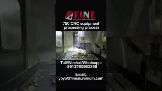 750 CNC equipment processing process