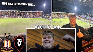 HOSTILE ATMOSPHERE AND WONDER GOAL IN CRUCIAL BATTLE! Bradford City 1-1 Salford City Matchday Vlog