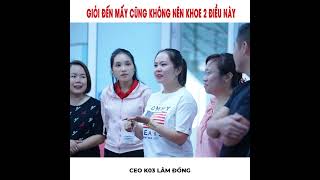 GIỎI ĐẾN MẤY CŨNG KHÔNG NÊN KHOE KHOANG 2 ĐIỀU NÀY