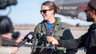 Gorgeous Female Fighter Pilot & F-35 Lightning II in Action #Shorts